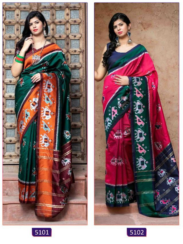 Subhvastra Patola Vol 1 Latest Designer Wedding wear Patola Silk Fancy Saree Collection 